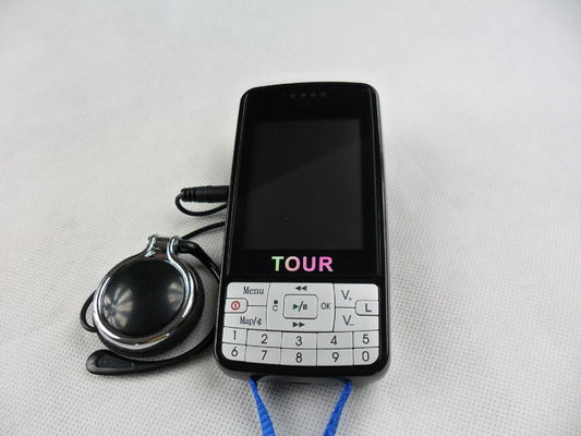 Hệ thống hướng dẫn du lịch tự động 007B với màn hình LCD, Hướng dẫn âm thanh kỹ thuật số màu đen