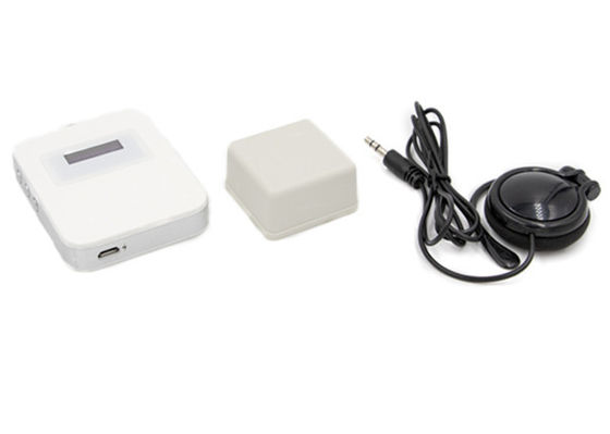 Hướng dẫn âm thanh màu trắng Hệ thống hướng dẫn du lịch âm thanh không dây với pin lithium